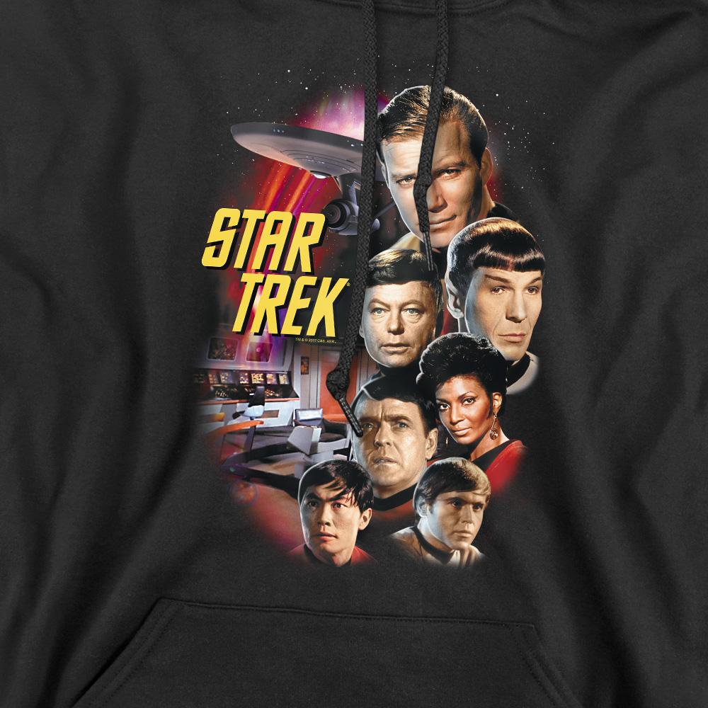 Star Trek Mens The Classic Crew Hoodie