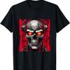 Cyberpunk Cyborg Reaper Skull T-Shirt
