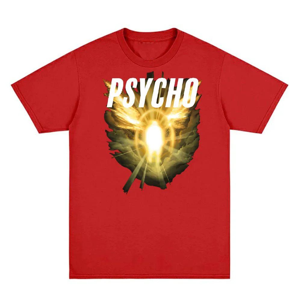 

Y2k Summer T Shirt Sacred Psycho Tee Dave Same Unisex Women Print Cotton NEW High Quality Tshirt Casual Loose Round Neck T Shirt 3XL