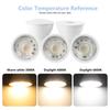 12PCS LED Bulb GU10 Spot Light No Flicker AC220V AC100-240V  Warm White Light 3W Replaceable 20W 50W Halogen Lamp for Home Derec