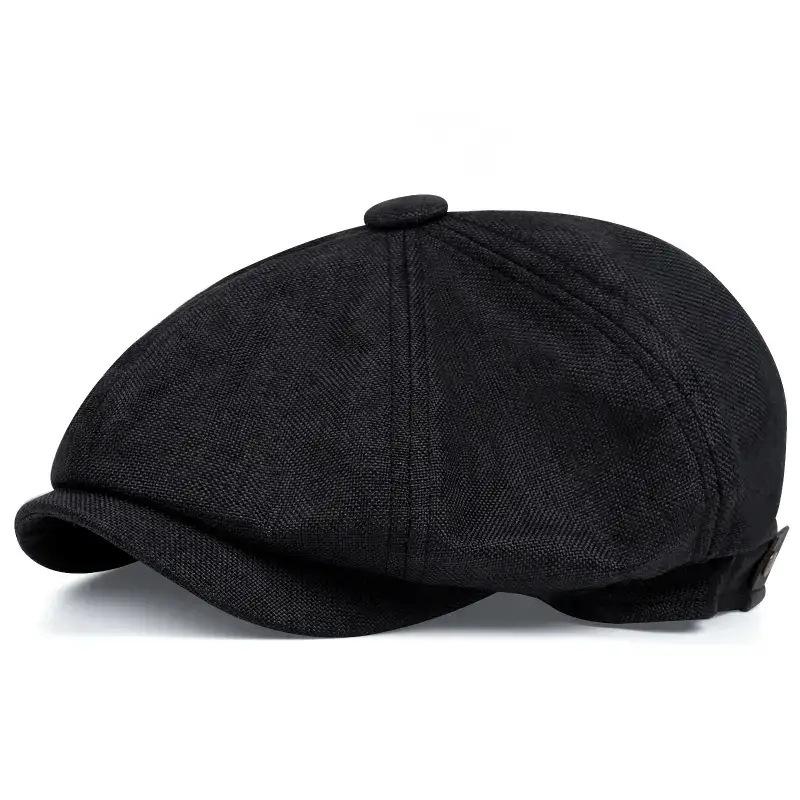 Men Casual Newsboy Winter Hat Spring Autumn Retro BeretHats Wild Casual Hats Unisex Wild Octagonal Capfor Men Street Caps Gorras