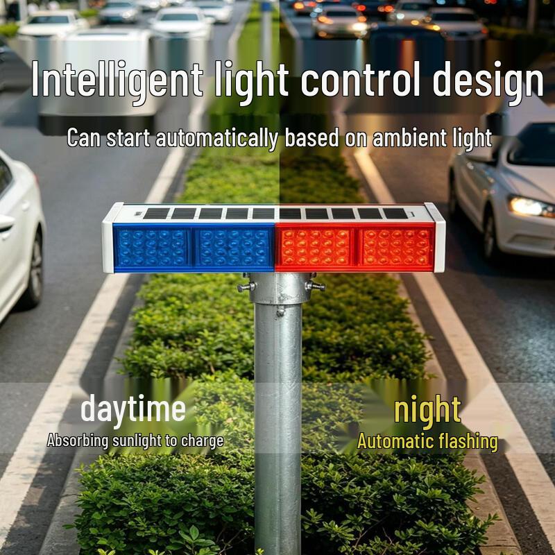 Solar Warning Light Pole Kit