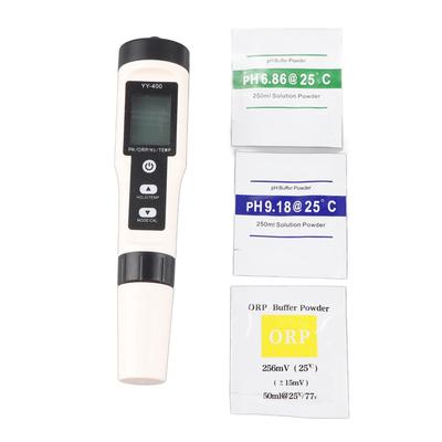 Digital Water Tester 4 In 1 Multi Functional IP67 Waterproof PH H2 ORP Temp Water Quality Meter