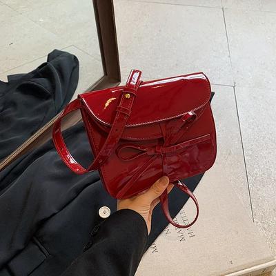Klapkové čtvercové crossbody kabelky s pevnou vnitřní přihrádkou, vysoce kvalitní dámské kabelky z PU na zip