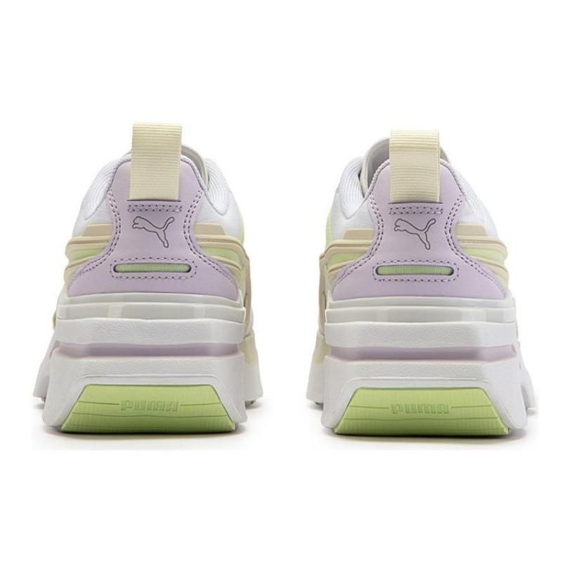 Puma Kosmo Rider Pastel Wns Women Low-top Textile Casual Shoes White Yellow Pink 384044-02