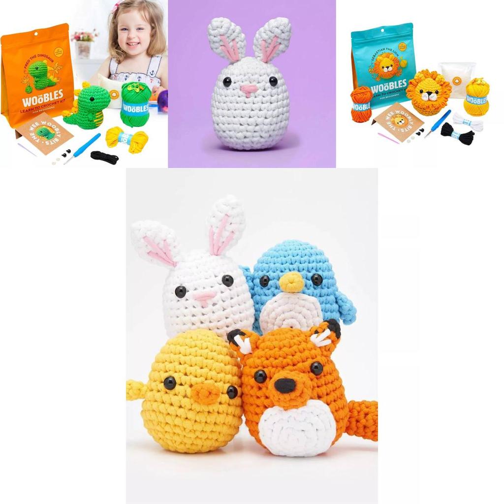 Kit de Ganchillo Versátil para Principiantes con Proyectos de Animales Fáciles y Tutoriales en Video Detallados para Todos los Niveles de Habilidad