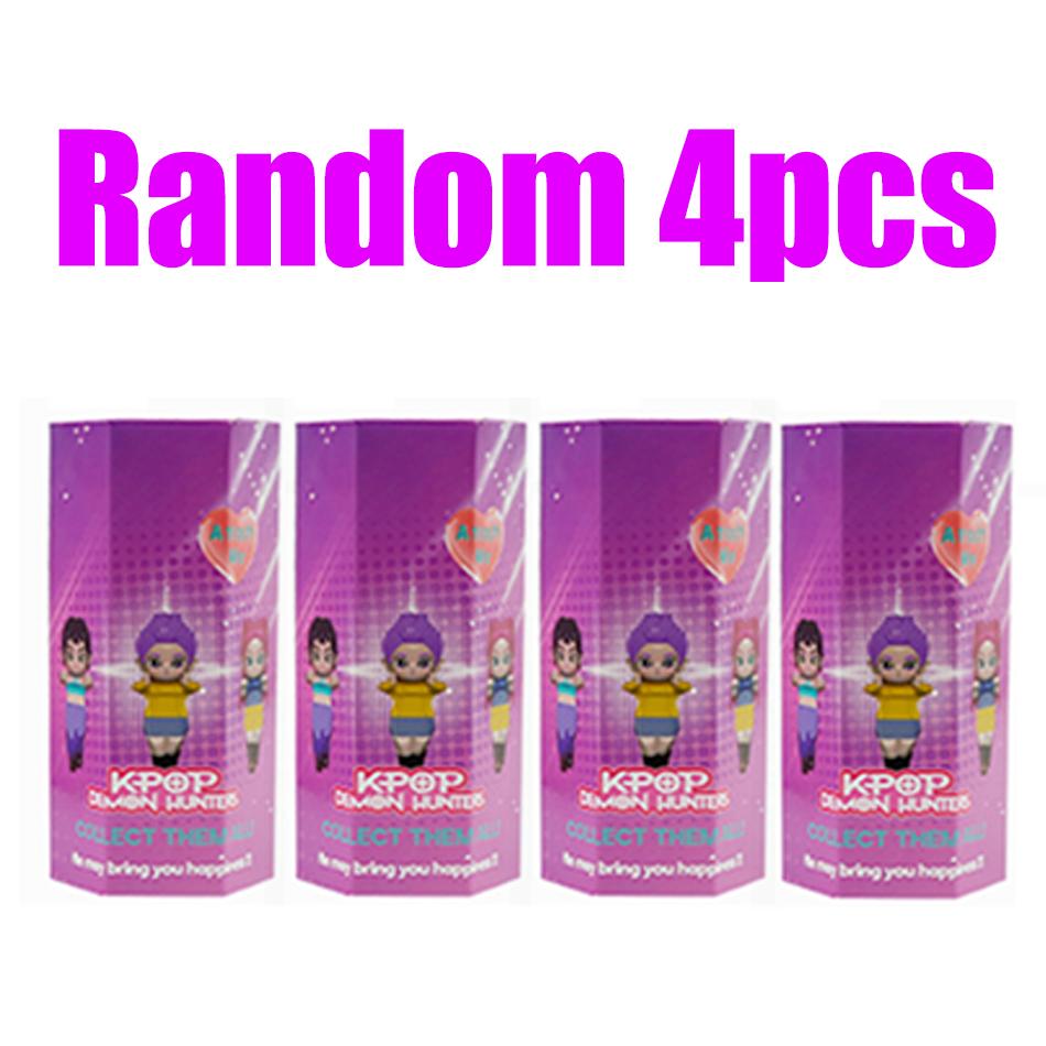New K Pop Demon Hunters Blind Box  Rumi Mira Anime Game Peripheral Room Ornaments Model Toy Halloween Christmas Gift