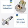 Keyed Entry Deadlock Lock Rekeying Feature Quick Adjustable Backsets Tool Easy Installation For Standard Door