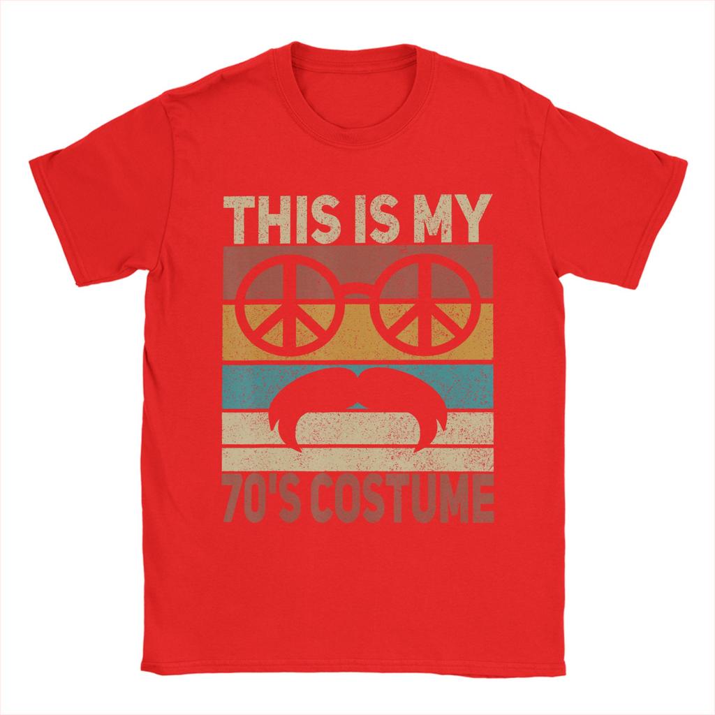 This is My 70s Costume 70 Styles Unisex 70's Disco 1970s T-Shirt Summer  Fashion T Shirts Unisex Tees Short Sleeve Vintage Tshirt