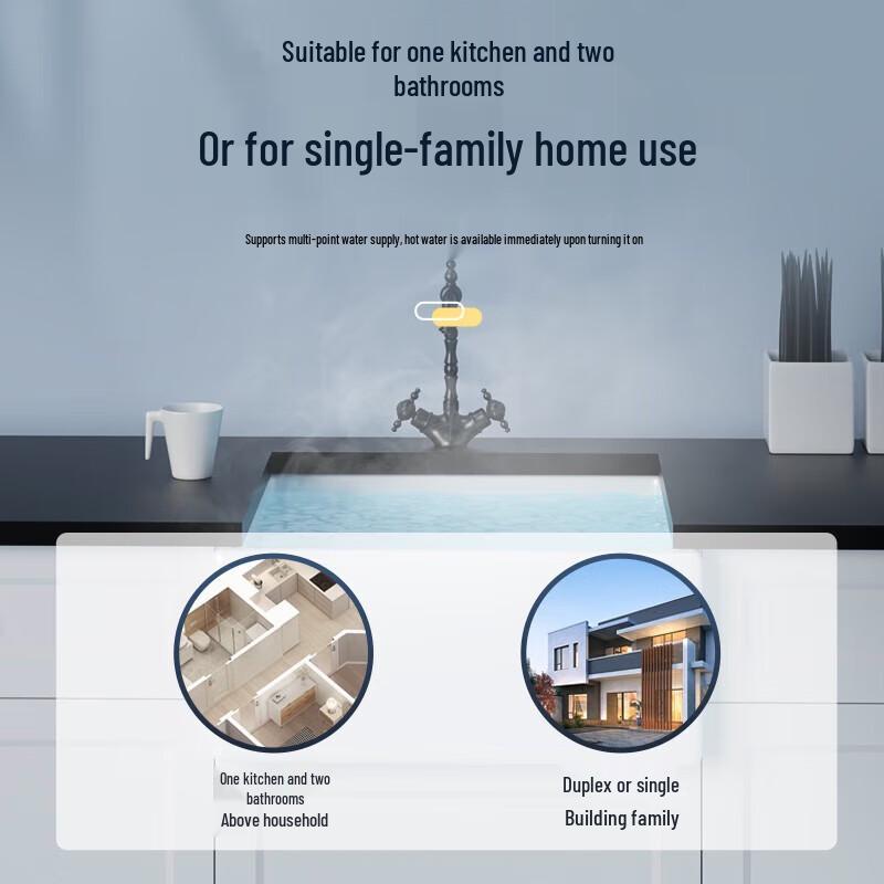 JNOD Tankless 3-Phase Instant Electric Water Heater CN Plug (adapter Included)