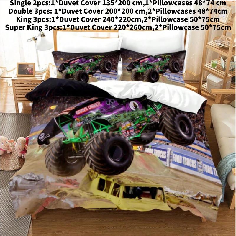 Bedding Jam Monster Set Single Twin Full Queen King F1 Bed Duvetcover Bedroom