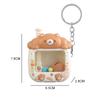 Cartoon Kleine Panda Mini Shiba Inu Grijpkraan Speelgoed Sleutelhanger Gacha Machine Hanger Cadeau