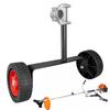 WeedTrimmer Auxiliary Wheels Lawn Mower Support Wheel Adjustable 26mm-28mm Walk Behind String Trimmer For WeedTrimmer