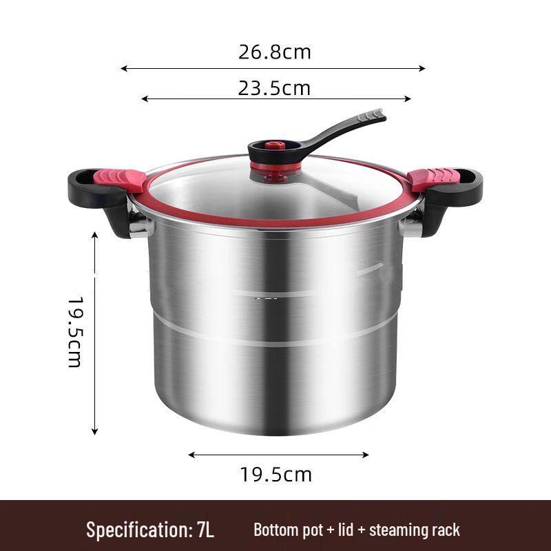Baldr 304 Stainless Steel Micro Pressure Cooker