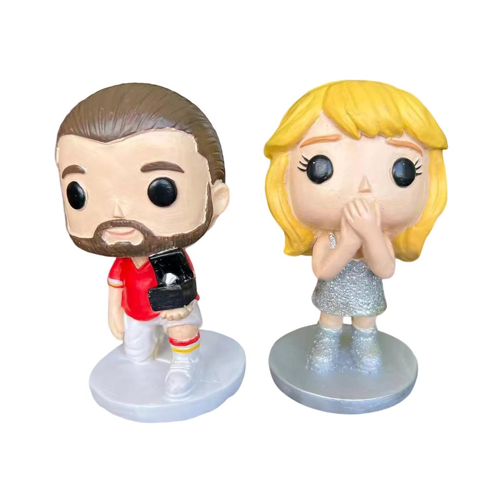 Desktop Figures , Engagement Anniversary Figures , Proposal Ornaments