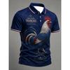 Edition French Fans Football Polo Shirt - 3D Print - Comfortable and Breathable - Suitable for Both Men and Women