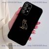 D-Drake O-OvO OWL Phone Case For Samsung S24,21,22,23,30,Ultra,20,Plus,Note,10,9,Black soft silicone case