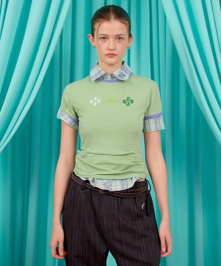 HERETIC Crescendo Ringer T-Shirt / Green