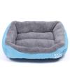 Winter Warm Semi-Enclosed Cat Mat Bed - Machine Washable, Square Pet Nest & Dog Cushion