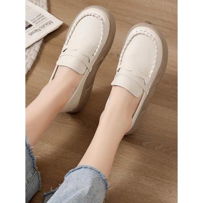 Thick-soled Nurse Shoes Women's Soft Soles Are Not Tired Feet, Deodorant and Breathable 2025 Spring New Non-slip Work Beanie Shoes for Pregnant Women