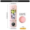 700ml Smoothie Blender Portable USB Rechargeable Juicer with High Speed Motor Mixing Cup for Protein Shakes and Juices