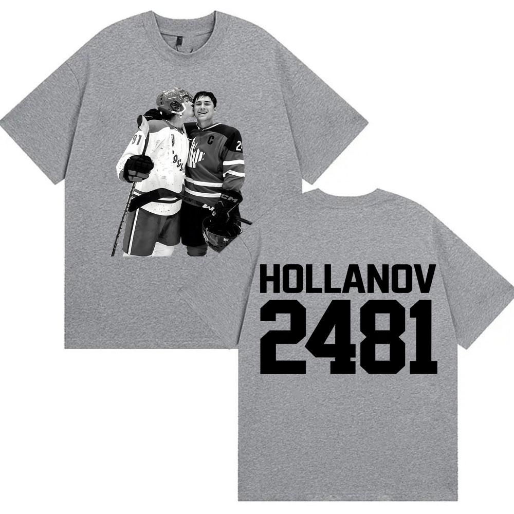 2026 Hot Heated Rivalry Shane Hollander Ilya Rozanov Hollanov 2481 T Shirts Men Vintage Fashion T Shirt Cotton Male Tshirt