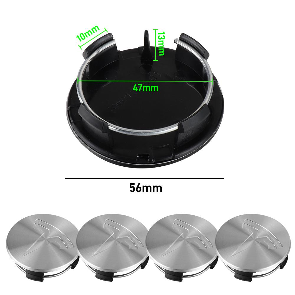 ZFX1 56mm 180mm Car Wheel Center Hub Cap Sticker Logo Cover Accessories For Tesla Model 3 Model Y Model S Model X Cybertruck Coil WYE