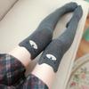 Women's Japanese Half Socks Over the Knee Stockings Cotton Socks Three-dimensional Cartoon Cat Thick Needle Cotton Socks