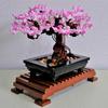 Creative Fit Bonsai Tree Flower Bouquet Building Blocks Model Diy Decor Immortal Plant Potted Bricks Toys for Kids Gifts