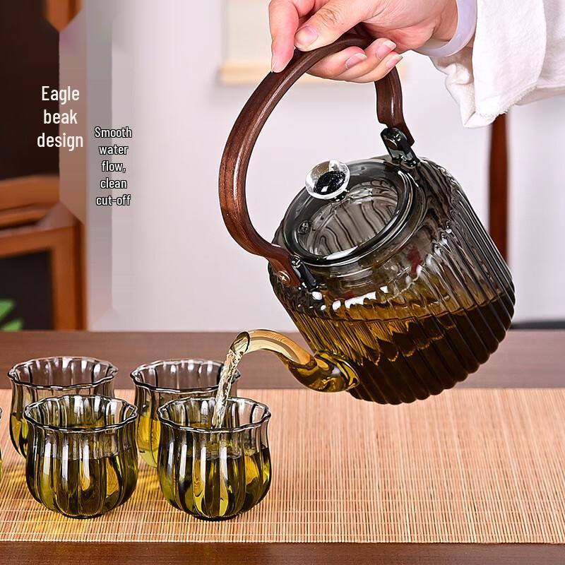 Changqi New Chinese Style Glass Steaming & Brewing Teapot