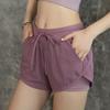 Women's Quick-Dry Loose Mesh Running Yoga Shorts - Lightweight, Anti-Exposure Fitness Wear for Summer