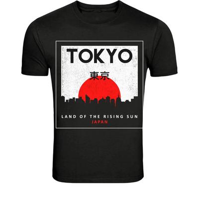 Tokyo Land of the Rising Sun T-Shirt - Japanese Skyline Japan