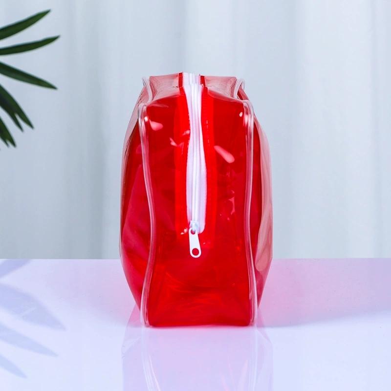 PVC Clear Travel Storage Bag Waterproof Durable Toiletry Makeup Organizer for College Dorm Bathroom Vacation