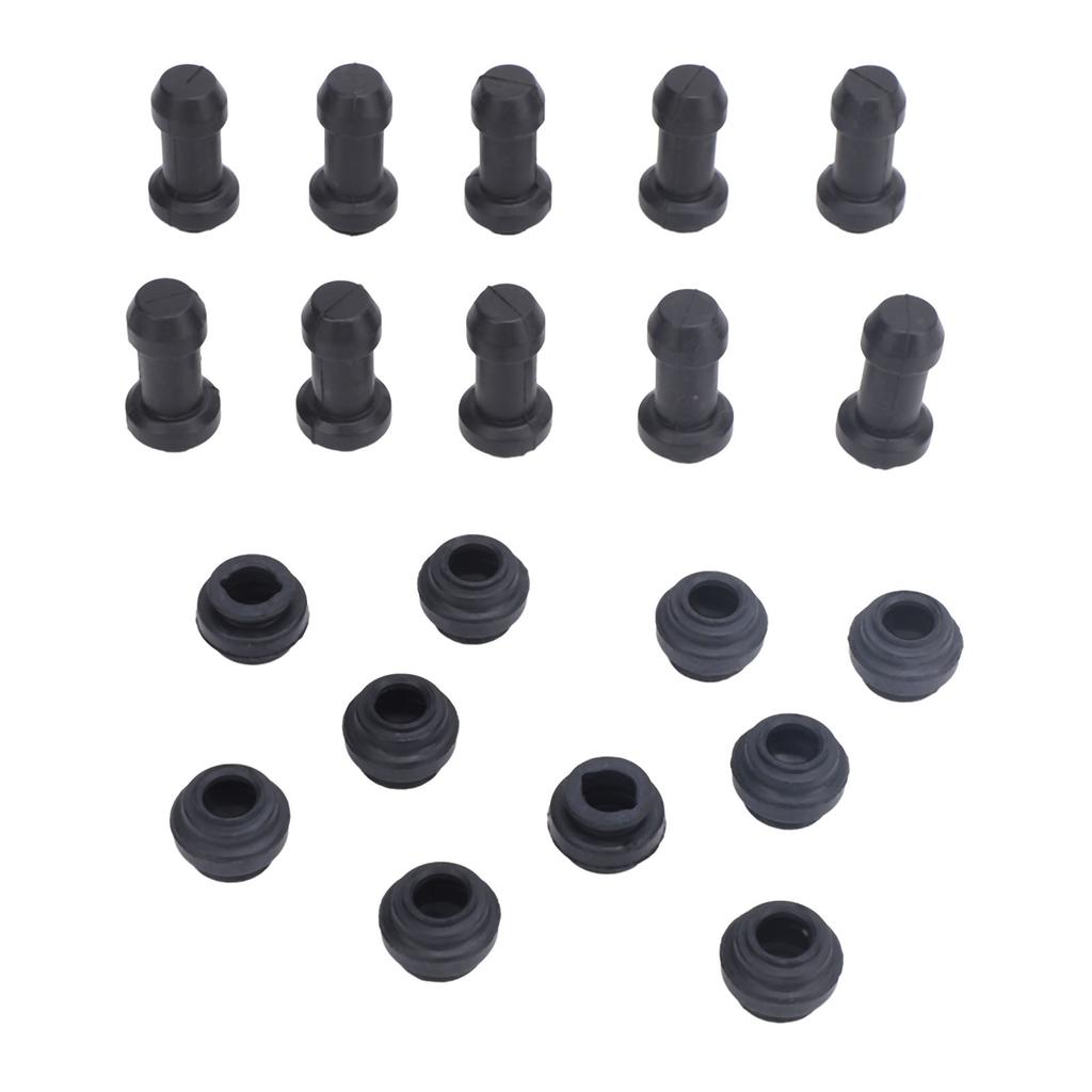 10 Set Motorcycle Disc Brake Caliper Dust Cap Rubber Caliper Shock Absorber Dust Cover for Scooter