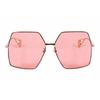 Gucci Frame Series Brand Logo Design Metal Irregular Shape Sunglasses Women Sunglasses GG0536S