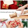 Manual Paper Cutter Gift Wrapping Cutting Tool Creative Sliding Line Cutter for Craft Paper Roll Safe&Easy Cutting for Christmas Birthday Gift Package