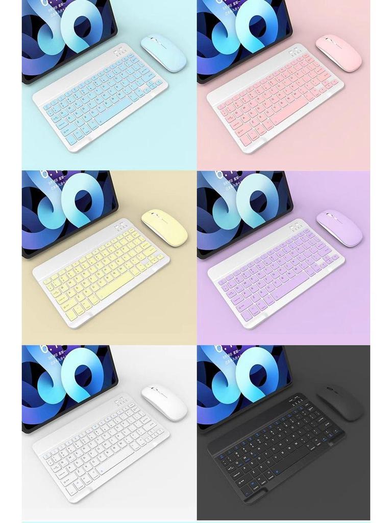 Bluetooth Drahtloses Tastatur- und Maus-Set für Apple, Android, Tablet, iPad, Laptop