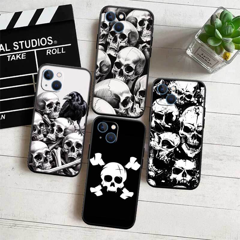Grim Reaper Skeleton Skull Phone Case for Redmi Note 12 12S 12C 13 13C 13R 14 14S 14R 14C 11A 13X A3 A3X A4 A5 Pro Max Plus