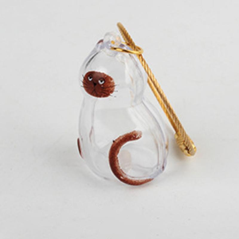 

Прозрачный ящик для хранения меха для щенков, милый кулон-украшение для хранения мехового шарика, памятная пылезащитная коробка, подарок