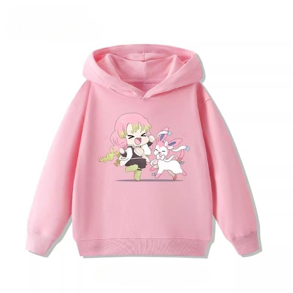 Demon Slayer: Kimetsu No Yaiba Children's Sweatshirts  Cute and Warm Hoodies for Boys and Girls In Autumn and Winter