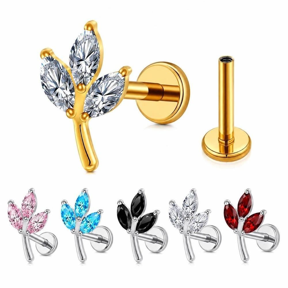 Internally Threaded Piercing Jewelry Lightweight Lip Stud New Cartilage Stud Earring Piercing