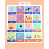 Wooden Building Block Puzzle Alphabet Spelling Educational Toy Letter Recognition Logical Thinking Learning Playset for Kids