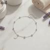 EFFIE QUEEN 925 Sterling Silver 3MM Beads Ball Chain Bracelet Simple Jewelry for Women Gift Rhodium Plated Trend Bracelet SB67