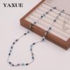Classic Cross-Border Beaded Long Necklace - Women's Fashion Versatile Sweater Chain