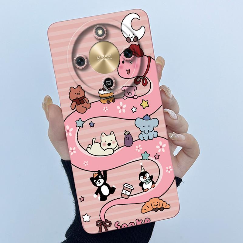 For Honor X9d 5G Case MTN-NX1 Fashion Simplicity Oil Painting Floral Silicone Soft Phone Casing New Design Shockproof Back Cover