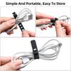 5/10pcs Phone Cable Organizer Earphone Clip Charger Cord Management 3 Hole Line Storge Holder Clips Data Line Bobbin Winder Straps