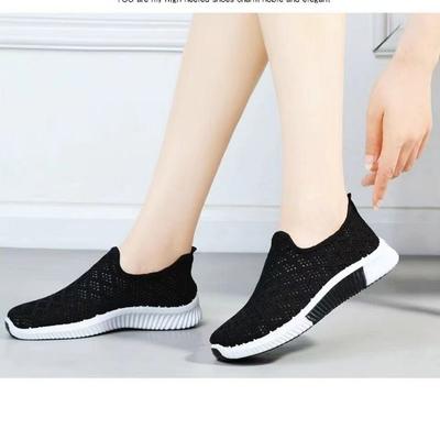2025 New Summer Cloth Shoes Flat Hollow Women's Net Shoes Sports Shoes Casual Shoes Comfortable Flat Shoes