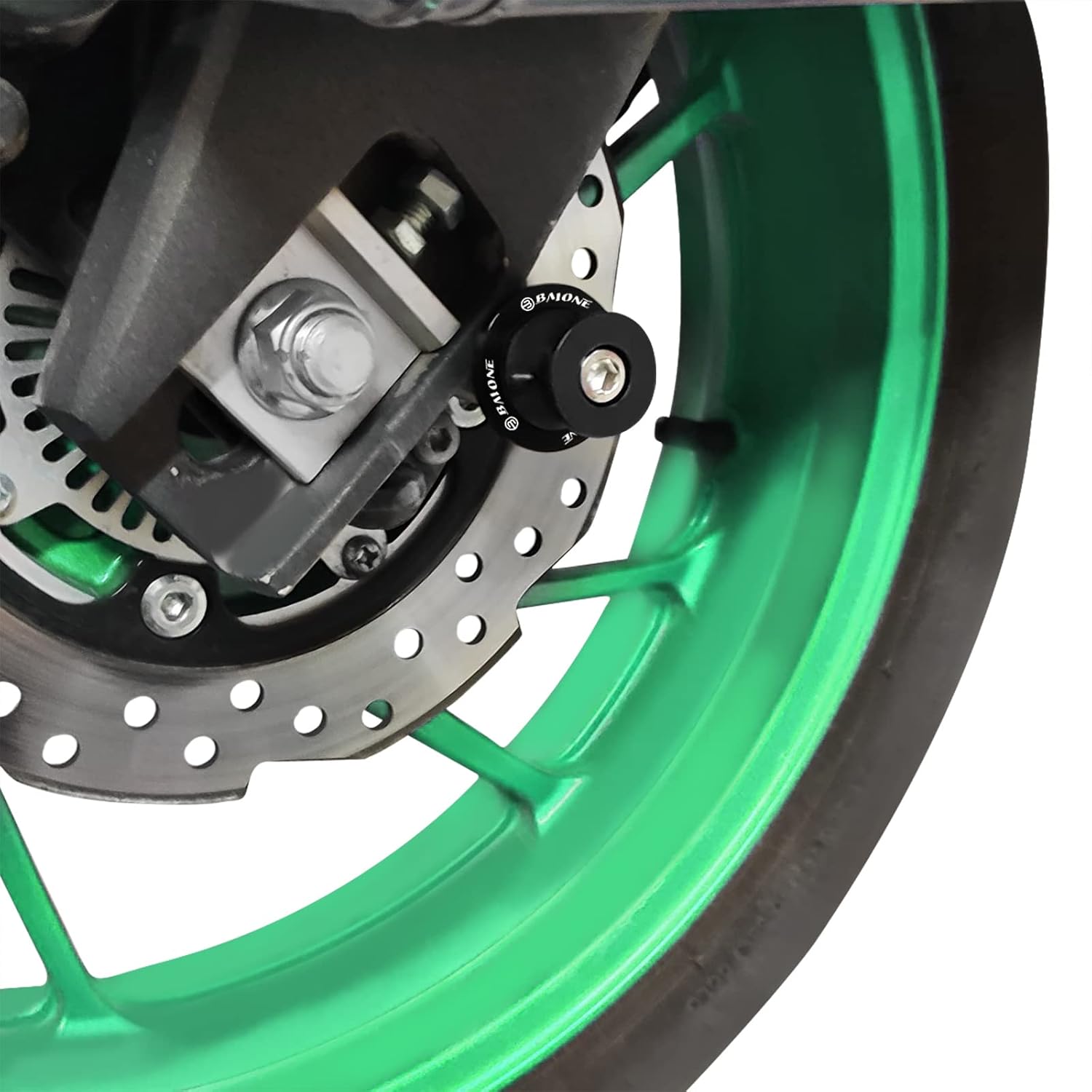 BAIONE 2PCS Motorcycle Swingarm Spools Sliders Universal for All M8-1.5 x 8mm Swing Arm Compatible with BMW Honda Suzuki Kawasaki CNC Aluminium Swing