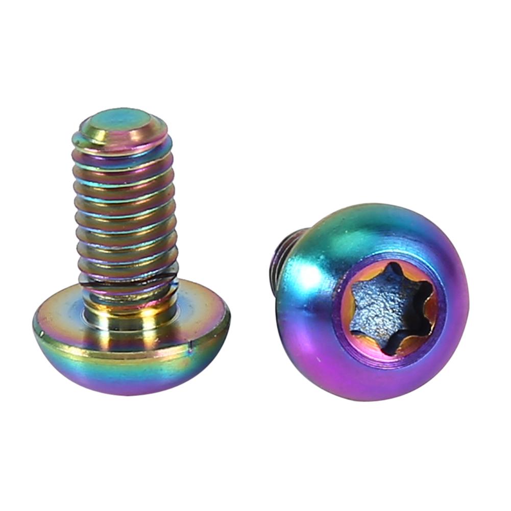 12pcs T25   Bike   Hd  s Disc Brake Screws For Bike  (colorful)