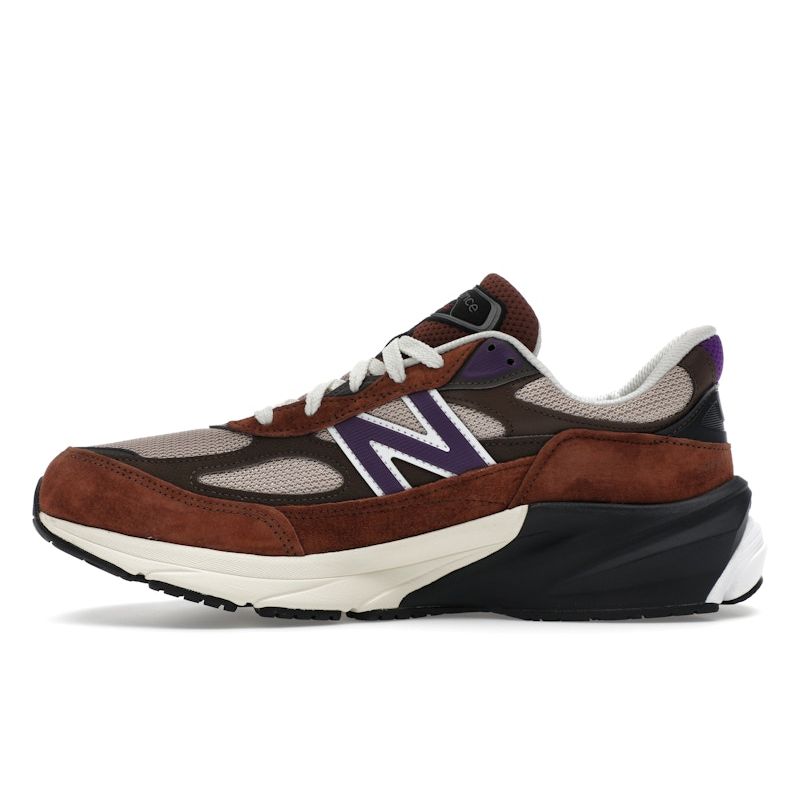 New Balance 990v6 Hergestellt in den USA Rich Oak Cosmic Grape Unisex-Sneaker Braun U990OP6